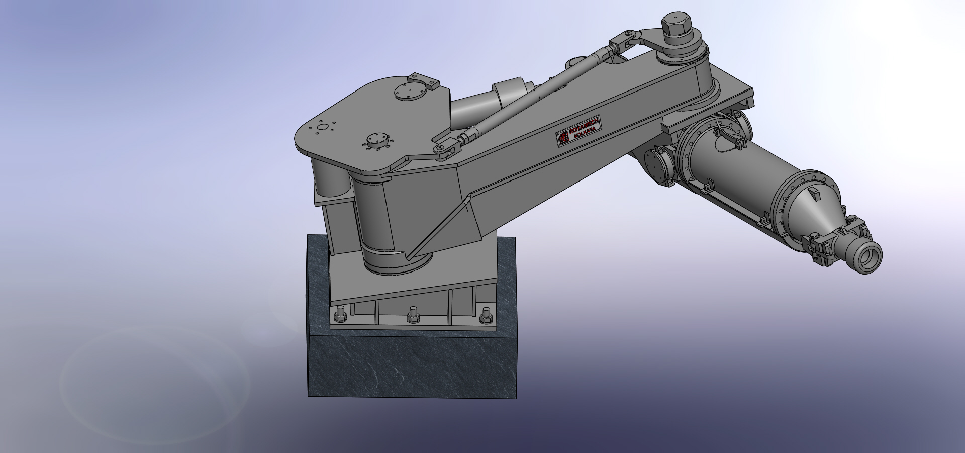 Hydraulic MudGun Machine