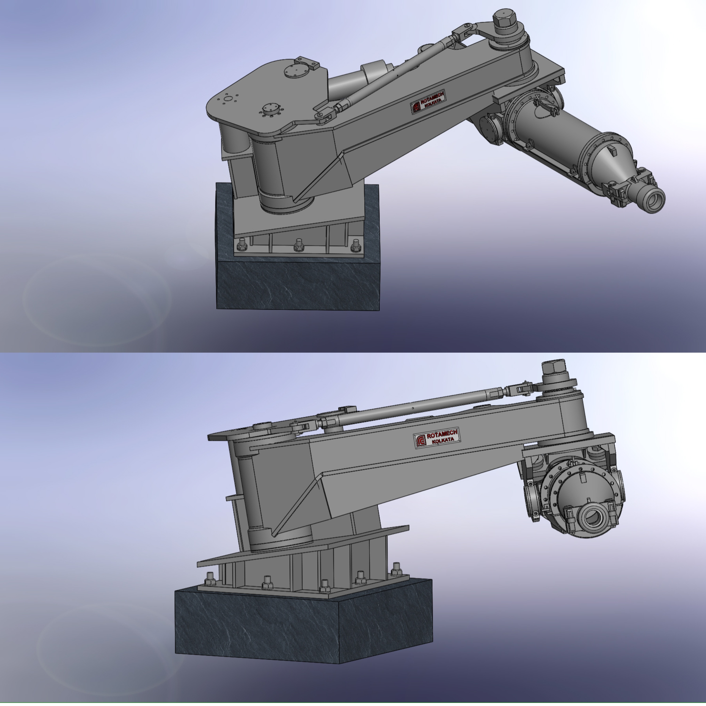 Hydraulic MudGun Machine